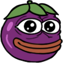 Pepe_Eggplant emote for Discord