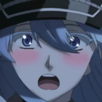 Esdeath_shocked emote for Discord
