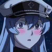 Esdeath_blush emote for Discord