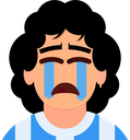 Maradona_Cry emote for Discord