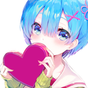 RemHeart emote for Discord