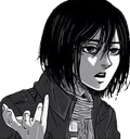 mikasa_huh emote for Discord