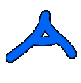 animated_blue_letter_a_to_z emote for Discord