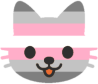 demigirl_kitty_face emote for Discord