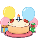 sappyBirthdayCake emote for Discord