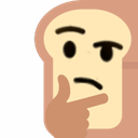 BreadThinking emote for Discord
