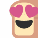 HeartEyeBread emote for Discord