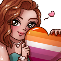 pridemoji_bblackroses emote for Discord