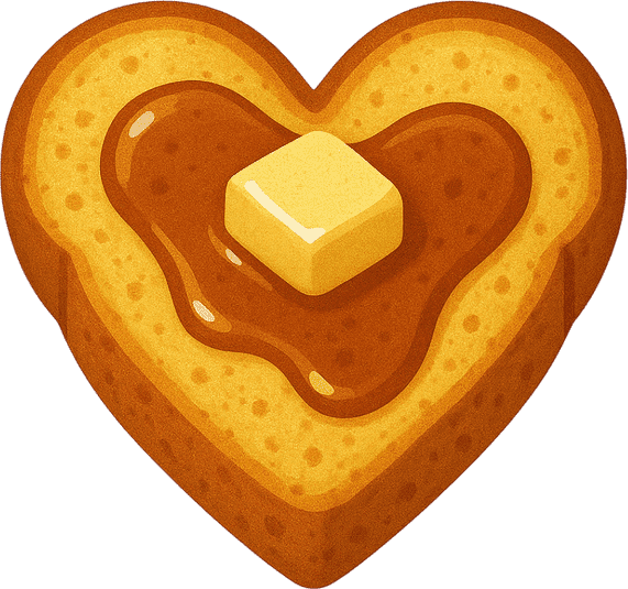 french_toast_heart emote for Discord