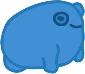blue_froggie emote for Discord