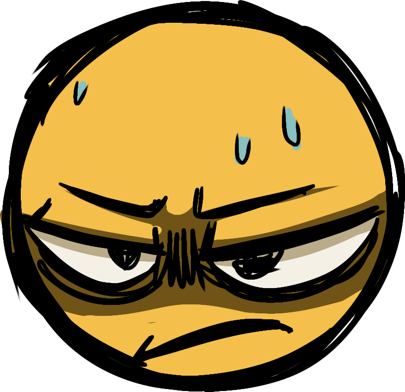 angry_concerned_sweat emote for Discord