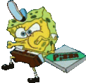 KrustyKrabPizzaSpongeBob emote for Discord