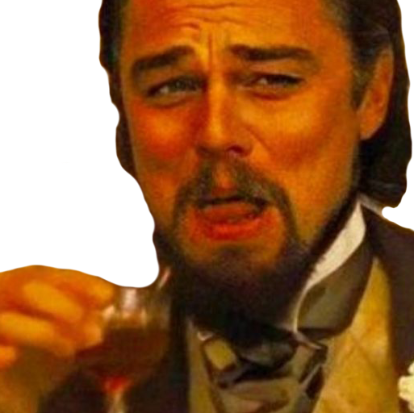 memedicapriolaugh_django emote for Discord