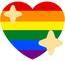 LGBTQ_Heart emote for Discord