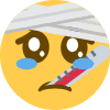 hospitalized emote for Discord