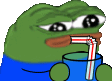 pepe_crydrink emote for Discord