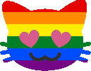 gay_kitty_in_love emote for Discord