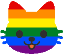 gay_kitty_face emote for Discord