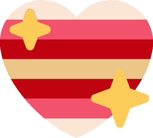 girlflux_sparkle_heart emote for Discord