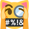 catconfused emote for Discord