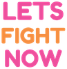 letsfightnow emote for Discord