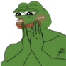 pepeblushed emote for Discord