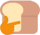BreadThonk emote for Discord