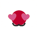 japanese_kitty_in_love emote for Discord