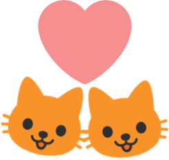 kitties_in_love emote for Discord