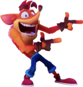 CrashBandicootFingerGuns emote for Discord