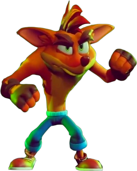 CrashBandicootPreparingToFight emote for Discord