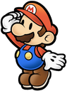 PaperMarioLooking emote for Discord