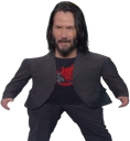 MiniKeanuReeves emote for Discord