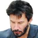 SadKeanuReeves emote for Discord