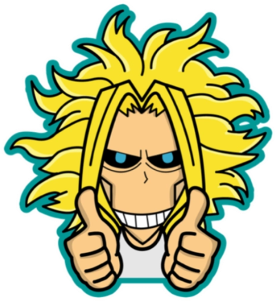 AllMightThumbsup emote for Discord