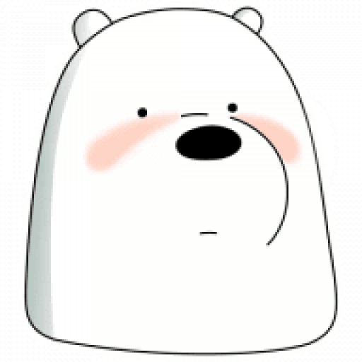 icebearblushed emote for Discord