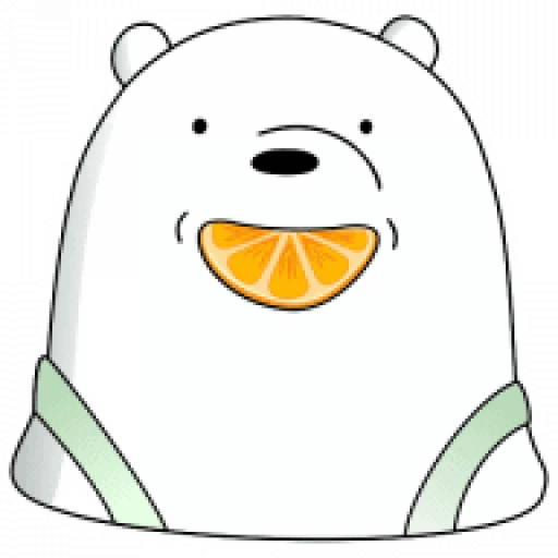 icebearorange emote for Discord
