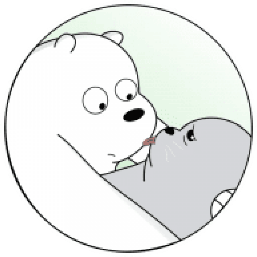 icebearhug emote for Discord