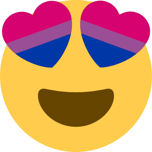 bisexual_heart_eyes emote for Discord