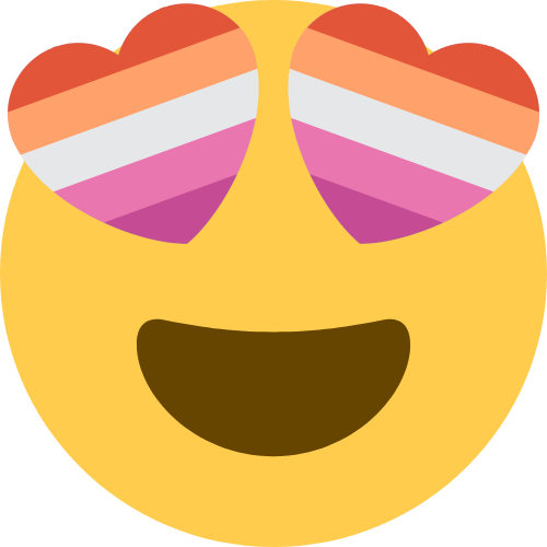 lesbian_heart_eyes emote for Discord