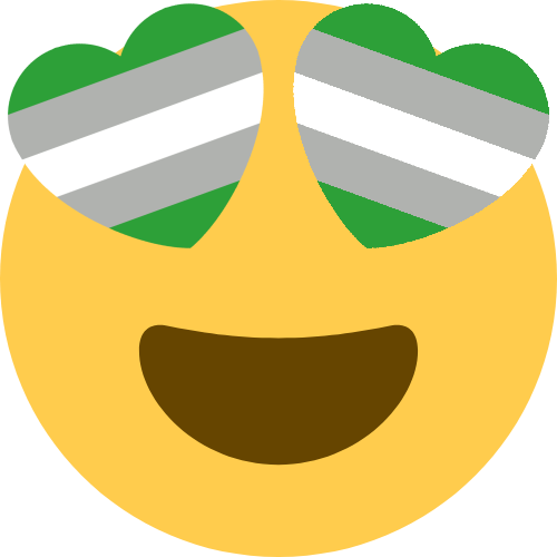 grayromantic_heart_eyes emote for Discord