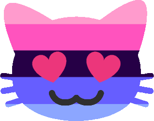 omnisexual_kitty_in_love emote for Discord