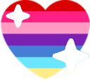 Wavership_Pride_Heart emote for Discord