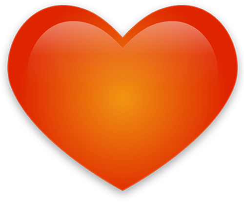 orange_heart emote for Discord