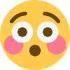 BlushSurprisedEmoji emote for Discord