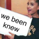 arianagrande_webeenknew emote for Discord