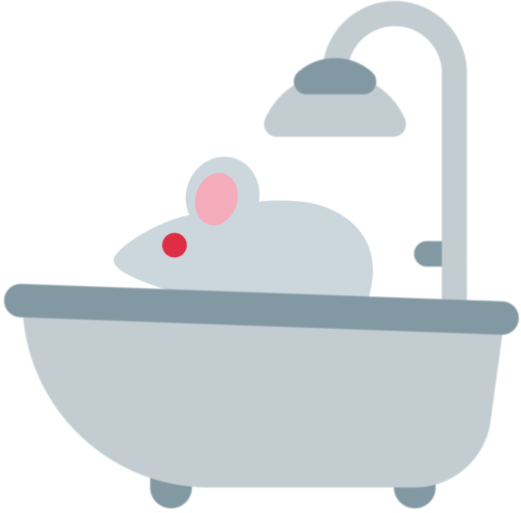 mouseintheshower emote for Discord