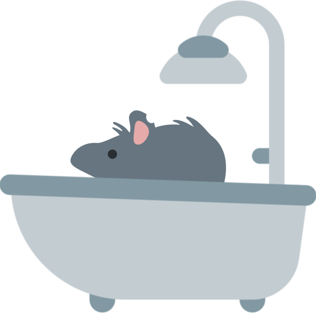 ratintheshower emote for Discord