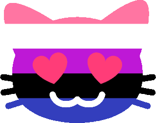 genderfluid_kitty_in_love emote for Discord