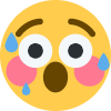 omgsweating emote for Discord